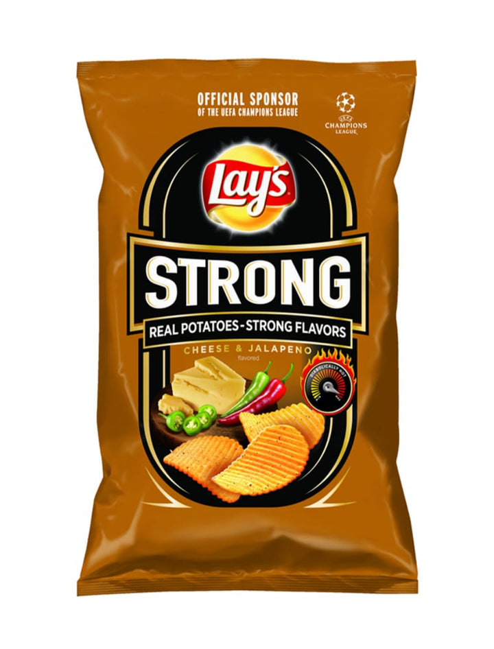 7120 Lays Strong Cheese Jalapeno 21x130g - 25