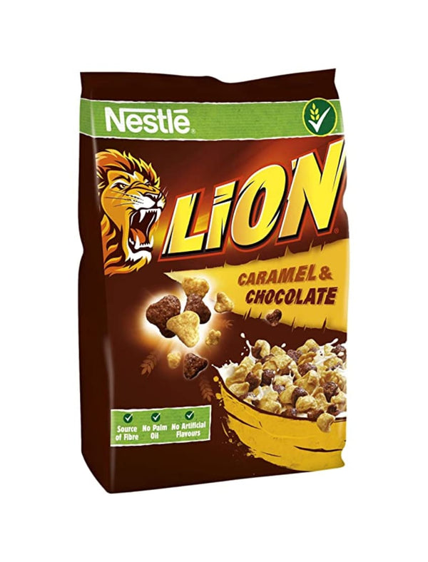 8828 Nestle Lion Caramel and Choco Maisflak 16x500g - 24